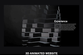 do interactive 3d animated webflow website webflow landing page design gsap