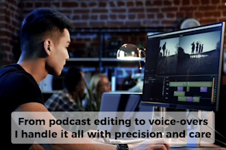 edit, clean, enhance and fix any kind of audio