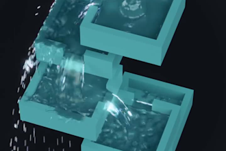 do 3d water simulation 3d visual effect 3d liquid animation, 3d cgi animation