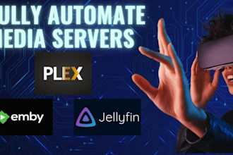 setup a fully automated media server for your home or business