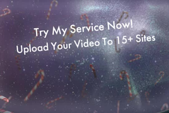 manually upload your video to 15 sharing sites