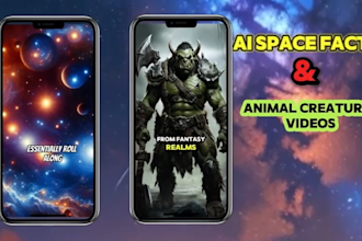 do ai reels  animal fact and faceless videos of tiktok, youtube