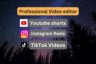 edit youtube shorts, instagram reel and tiktok video ads