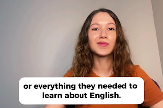 provide you english classes