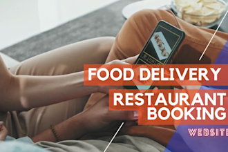 create ai food delivery website and app using gloriafood