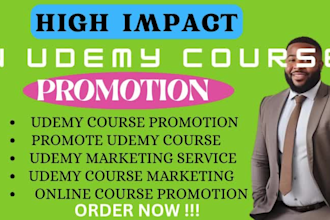 promote udemy online course specializing in health and fitness course promotion