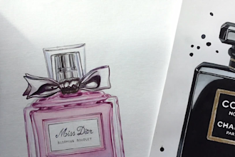 paint a fashion illustration