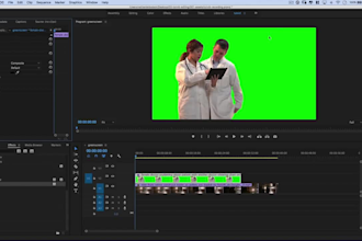 remove green screen in any video