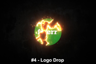 create an animated intro video with your logo or icon