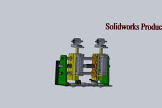 make solidworks 3d cad model for product and furniture