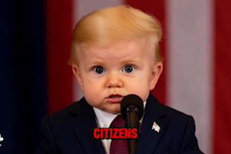 create baby talking podcast, ai baby podcast viral videos
