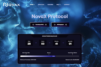 build a responsive nft, crypto, or custom website with ai chatbot
