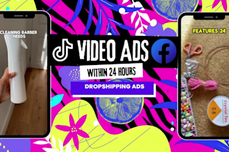 create tik tok video ads, tik tok ads and dropshipping video ads