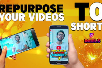 repurpose your youtube videos into shorts, reels, tiktok