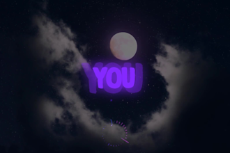 create lyric video and audio spectrum