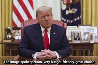 custom ai spokesperson video from your image or video