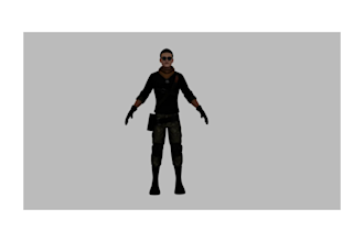 do 3d realistic stylized character modeling and props