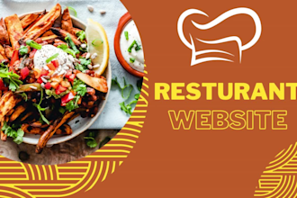 design a professional restaurant website