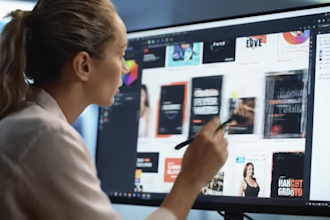 design professional flyers, posters, and social media ads
