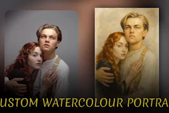 turn your photo into a digital ai portrait using my own custom model for cheap