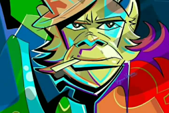 provide comics cover art and character designs