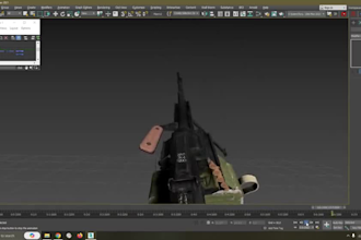game ready 3d weapon 4k texture ue5 unity rigged for rpg fps fbx obj
