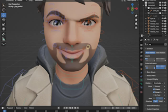 rig your 3d character in blender for animation