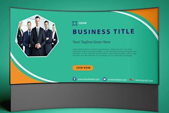 design modern billboard, signage or banner