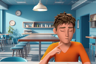 do 3d character animation cartoon animation maya blender rigging kids animation