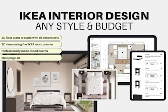 be your interior designer using ikea furniture and products