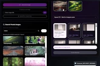set up make automation for etsy, shopify art, mockups, tags, auto list