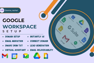 setup g suite dns txt spf dkim dmarc mx records google workspace business email