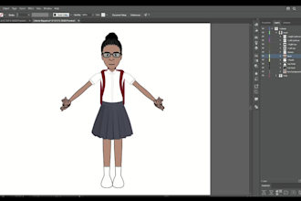 rig and design your puppet in adobe character animator