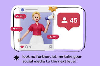 be your social media manager linkedin manager and content creator