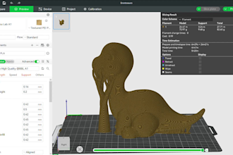 slice stl on bambu lab for 3d printing