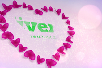 do an elegant valentines day greeting video