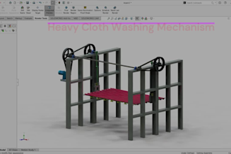 do professional 3d machine cad design with solidworks