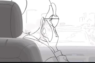 draw 2d line art animation, 2d traditional, frame by frame, vector art