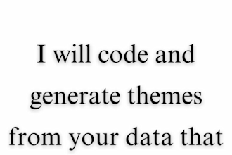 do thematic analysis of qualitative data in nvivo, maxqda atlasti in 24hrs