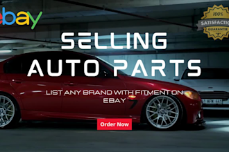 design professional auto parts listing with compatibility for online store