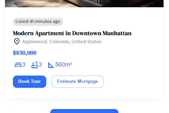 design real estate website