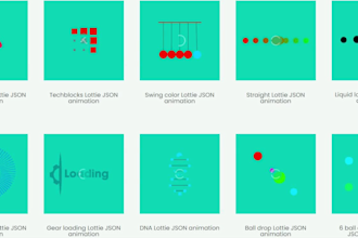 create lottie animation based on your source vector design