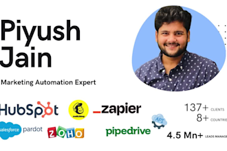 setup and manage your CRM hubspot salesforce or  others