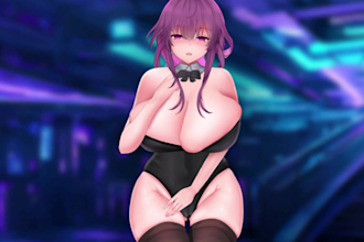 draw your nsfw or sfw anime with animation live2d