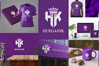 design modern logo and branding kit