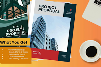 design a flyer, poster, proposal, planner templete in canva
