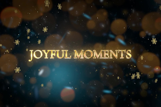 create a christmas greetings video