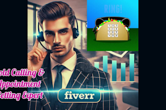 be cold calling, appointment setter and telemarketing expert