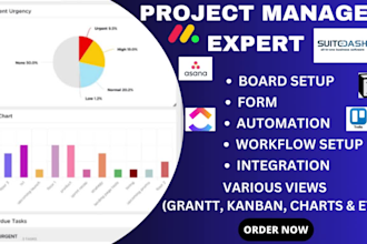 do monday crm, asana, clickup project management, notion, monday crm automation