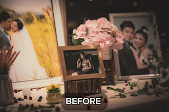 batch edit and retouch your event photos